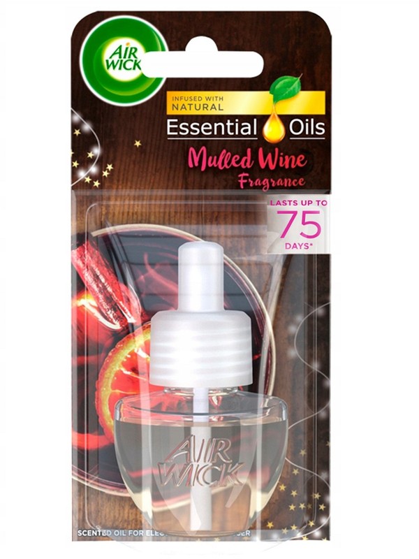 Essential Oils Grzane wino przy kominku Wkład do elektrycznego odświeżacza powietrza
