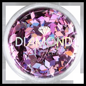 Konfetti Diamond Effect 2 - fioletowe