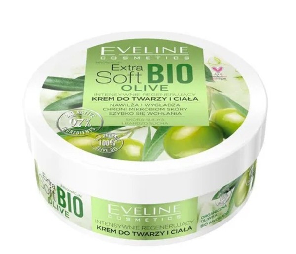 Extra Soft Bio Olive Intensywnie regenerujący krem do twarzy i ciała