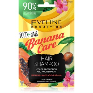 Food for Hair Banana Care Szampon do włosów farbowanych-ochrona koloru i odżywienie