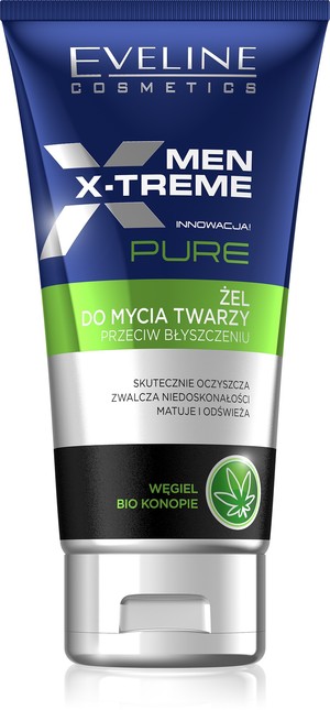 Men X-Treme Pure Żel do mycia twarzy przeciw błyszczeniu