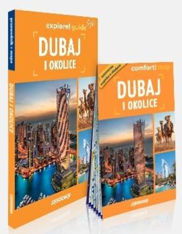 Dubaj i okolice Explore! guide light 2w1: Przewodnik + mapa