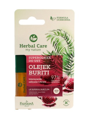 Herbal Care Superolejek do ust odżywczo-ochronny Buriti