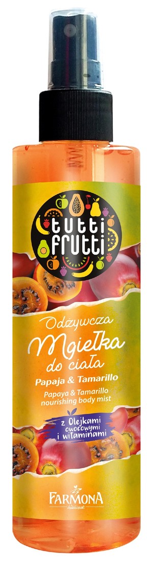 Tutti Frutti Mgiełka do ciała odżywcza Papaja & Tamarillo