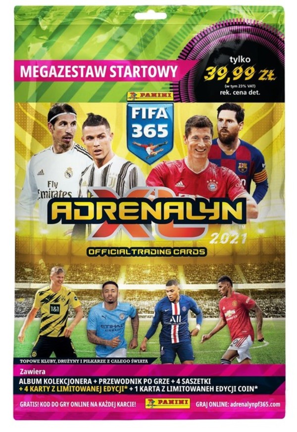 FIFA 365 Adrenalyn XL 2021 - Megazestaw startowy