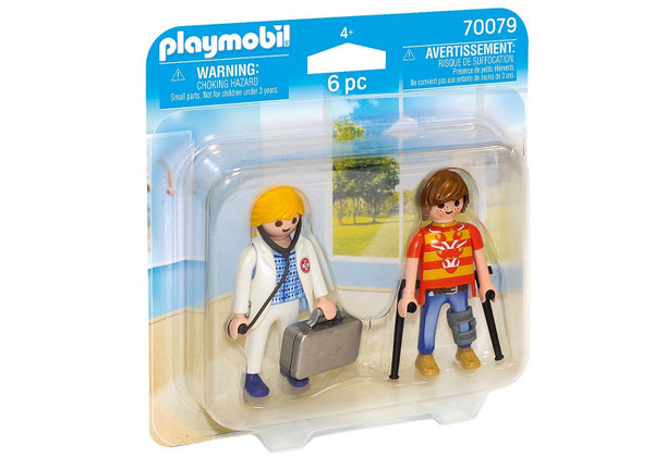 Playmobil Figurki Lekarka i pacjent