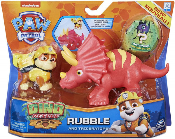 Figurki Akcji Dino Rescue Rubble Psi Patrol
