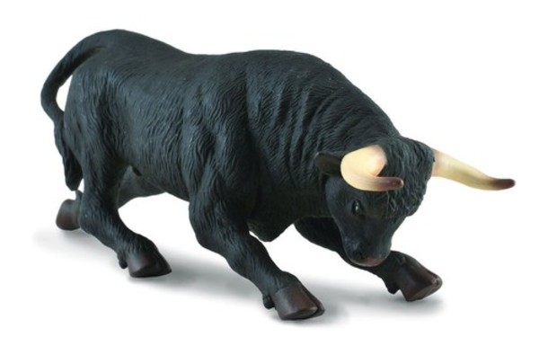 Figurki Hiszpański czarny byk walczący Rozmiar L