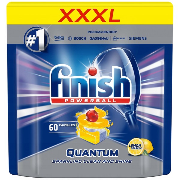 Powerball Quantum Max Tabletki do zmywarki Lemon