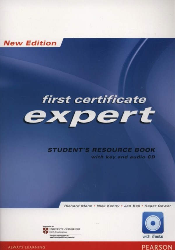 First Certificate Expert. Student`s Resource Book Zeszyt ćwiczeń + Key + CD (z kluczem)