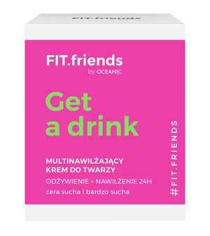 FIT.friends Get a Drink Multinawilżający Krem odżywczy-cera sucha i bardzo sucha