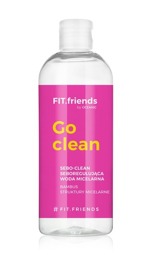 FIT.friends Go Clean Seboregulująca Woda micelarna Sebo-Clean