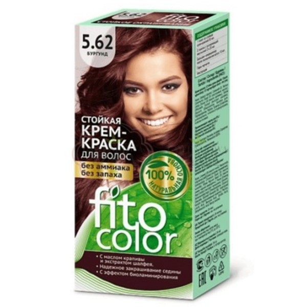 Fitocolor - 5.62 burgund Farba-krem do włosów