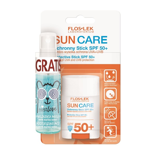 Sun Care Ochronny wodoodporny sztyft+mgiełka SPF50+