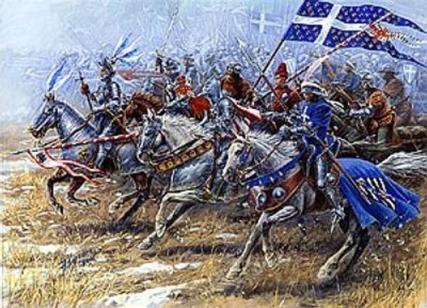 French Knights XV A.D Skala 1:72