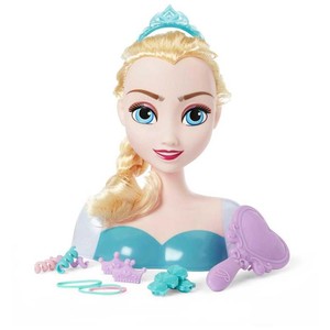 Frozen Kraina Lodu głowa do stylizacji Elsa