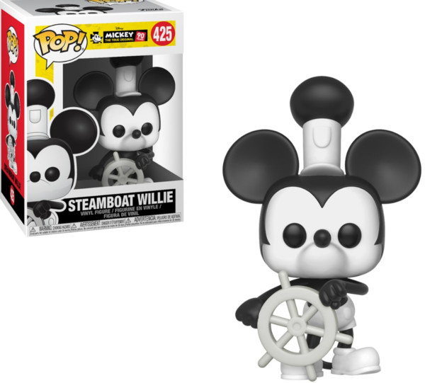Funko POP Disney Figurka Mickeys 90th Anniversary - Steamboat Willie 425