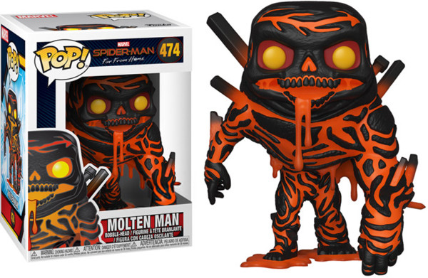 Funko POP Marvel Figurka Spider-Man Far From Home - Molten-Man 474