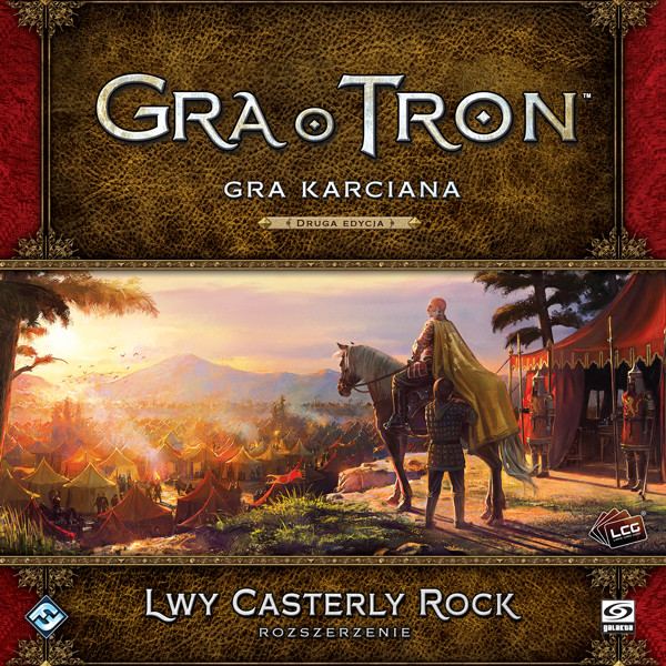 Gra o Tron : Gra Karciana - Lwy Casterly Rock - Drugie rozszerzenie Druga edycja