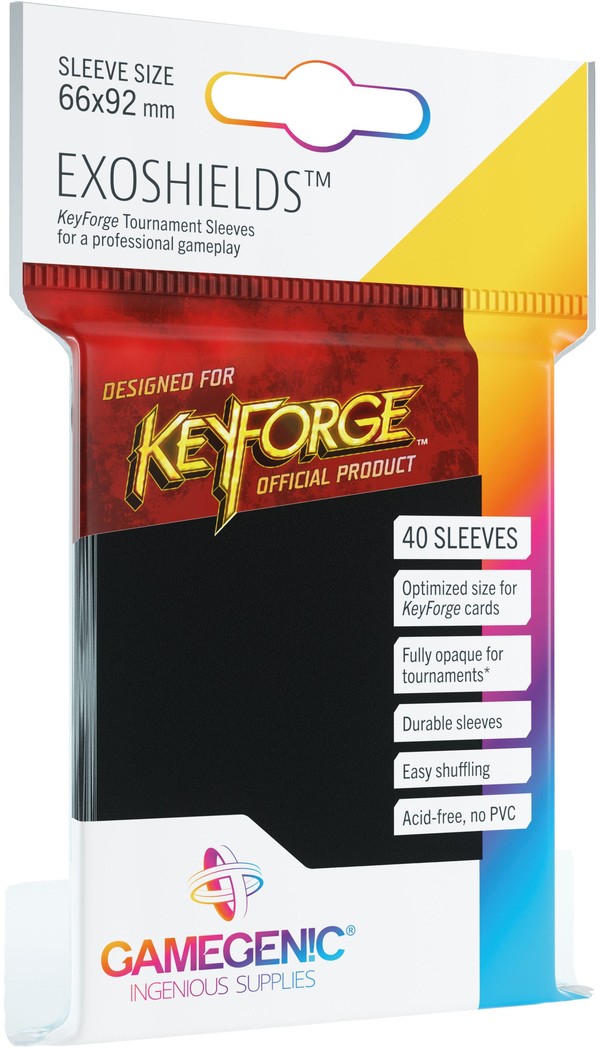 Koszulki KeyForge - Exoshields Tournament Sleeves 40 sztuk
