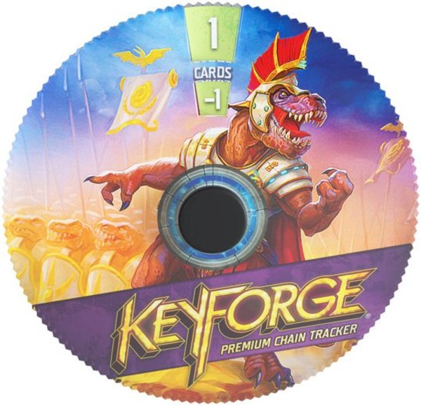 Gamegenic: KeyForge - Premium Saurian Republic Chain Tracker