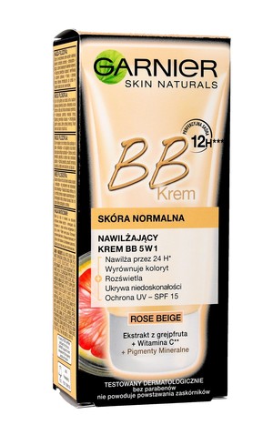 Skin Naturals Krem nawilżający BB 5w1 Rose Beige