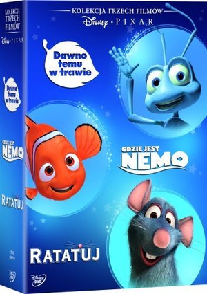 Gdzie jest Nemo / Ratatuj / Dawno temu w trawie, Pakiet 3 filmów