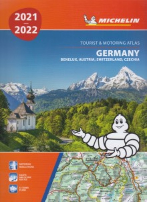 Germany Tourist and motoring atlas / Niemcy Atlas turystyczno-samochodowy Skala: 1:300 000