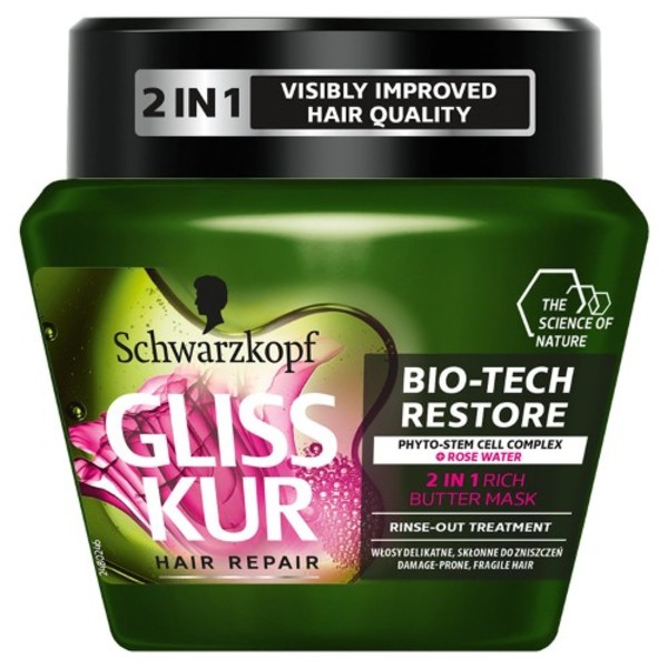 Gliss Kur Bio-Tech Restore Maska do włosów delikatnych i podatnych na zniszczenia