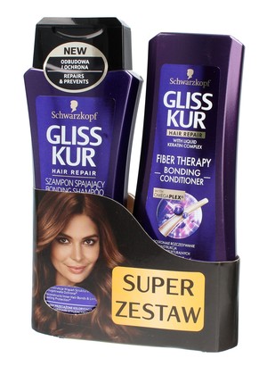 Gliss Kur Fiber Therapy DUO szampon + odżywka