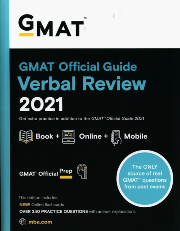 GMAT. Official Guide Verbal Review 2021. Book + Online Question Bank