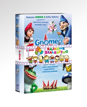 Gnomeo i Julia + Biała i Strzała podbijają kosmos Pakiet 2 DVD