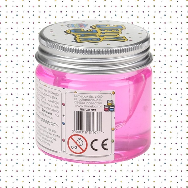 Gotowy Slime Jelly Jar 100ml różowy