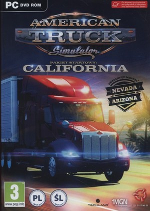 Gra American Truck Simulator pakiet startowy California (PC) DVD-ROM