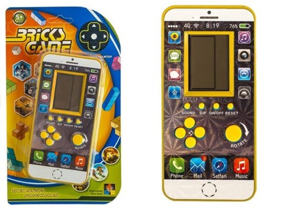 Tetris Gra elektroniczna (żółta komórka)