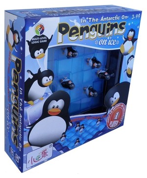 Gra Pingwiny na lodzie