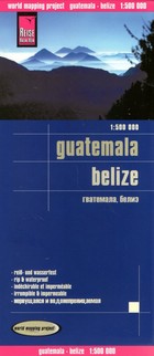 Guatemala, Belize Road map / Gwatemala, Belize Mapa samochodowa Skala: 1:500 000