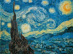 Puzzle Gwiaździsta noc, Vincent van Gogh 500 elementów