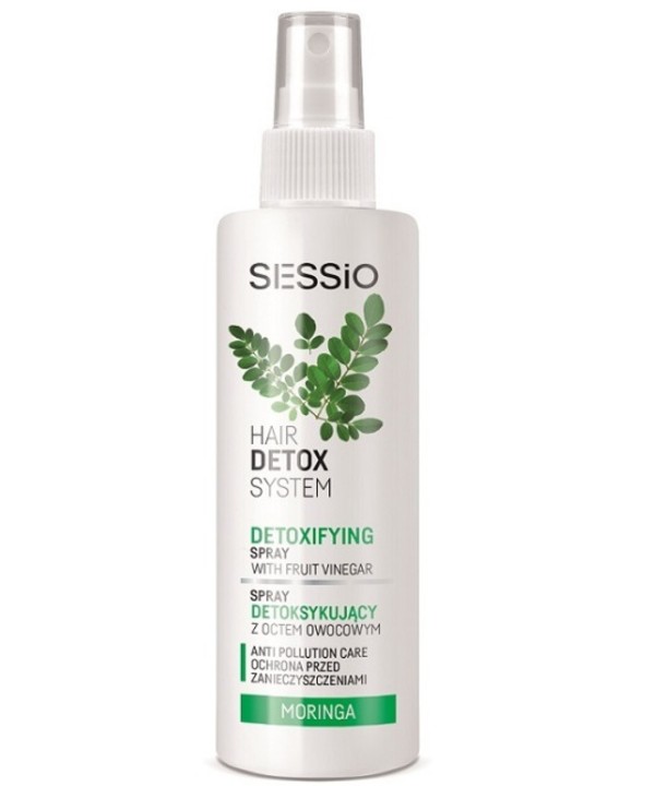 Hair Detox System Spray detoksykujący do włosów z octem owocowym Moringa