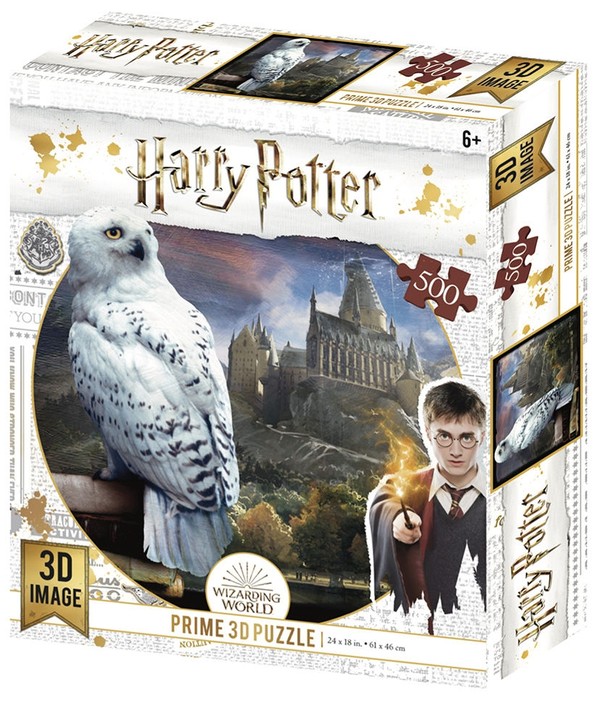 Puzzle Harry Potter: Magiczne puzzle - Hedwiga 500 elementów