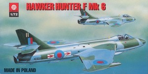 Hawker Hunter F Mk 6 Skala 1:72