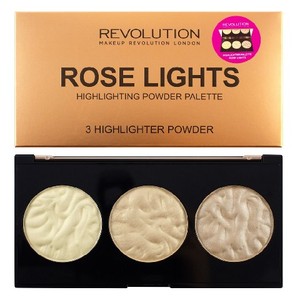 Highlighter Palette Rose Lights Paleta rozświetlaczy