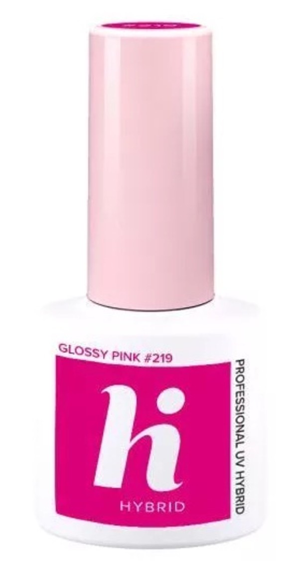 Glossy Pink 219 Lakier hybrydowy