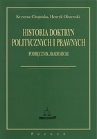 Historia Doktryn Politycznych i Prawnych. Podręcznik akademicki