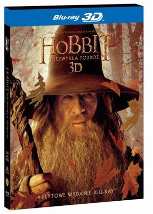 Hobbit: Niezwykła podróż 3D Edycja specjalna (4 Blu-Ray)