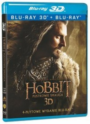 Hobbit: Pustkowie Smauga 3D Edycja specjalna (4 BD)