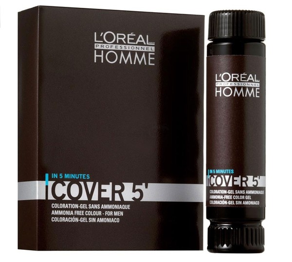 Homme Cover 5 Hair Colour Gel 4 Brown Żel do koloryzacji włosów