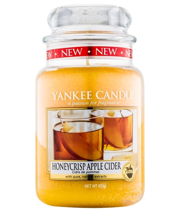 Honeycrisp Apple Cider Duża świeca zapachowa w słoiku