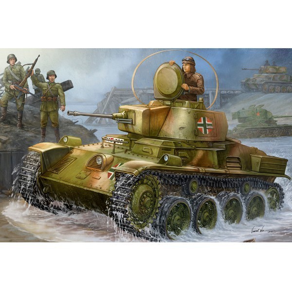 Hungarian Light Tank 38M Skala 1:35