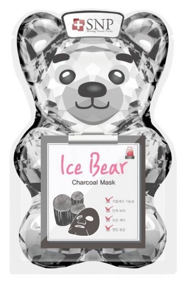 Ice Bear Charcoal Mask Chłodząco-oczyszczająca maska w płachcie